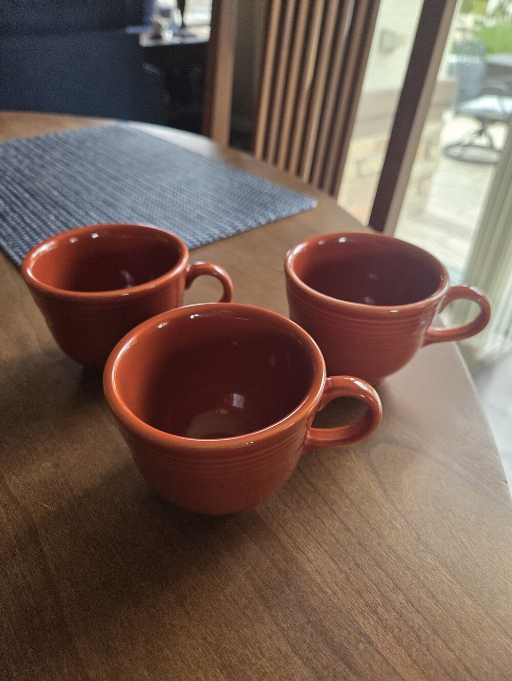 Fiesta Paprika Teacups (3)